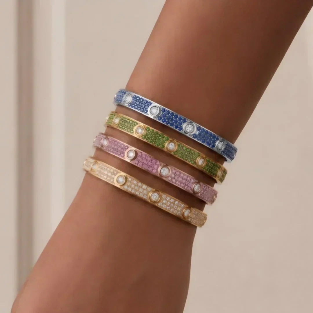 [VA]Classic 6.1mm Love Bracelet 10-Diamond Full Pavé