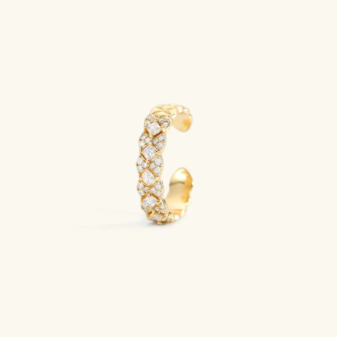 [VA]Camille Gold Patterned Ring