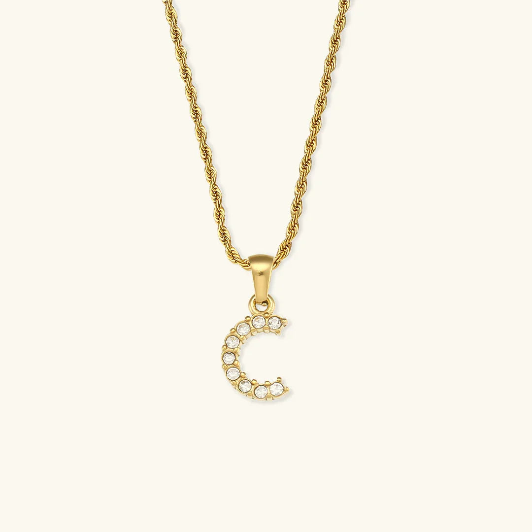 [VA]メイヴ イニシャルダイヤモンドネックレス