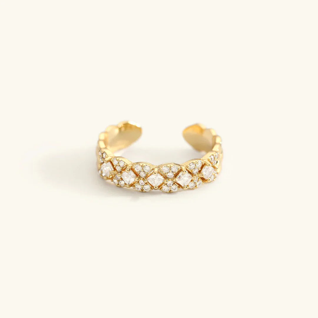 [VA]Camille Gold Patterned Ring