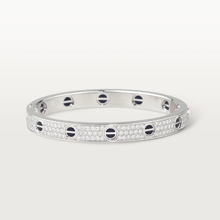 [VA]LOVE BRACELET 6.1MM DIAMOND-PAVED CERAMIC