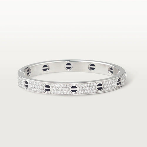 [VA]LOVE BRACELET 6.1MM DIAMOND-PAVED CERAMIC