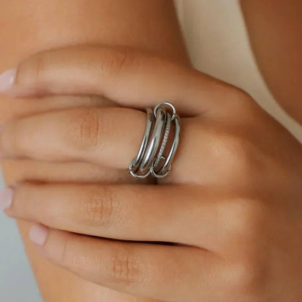 [VA]Emmanuelle Diamond Ring Stack