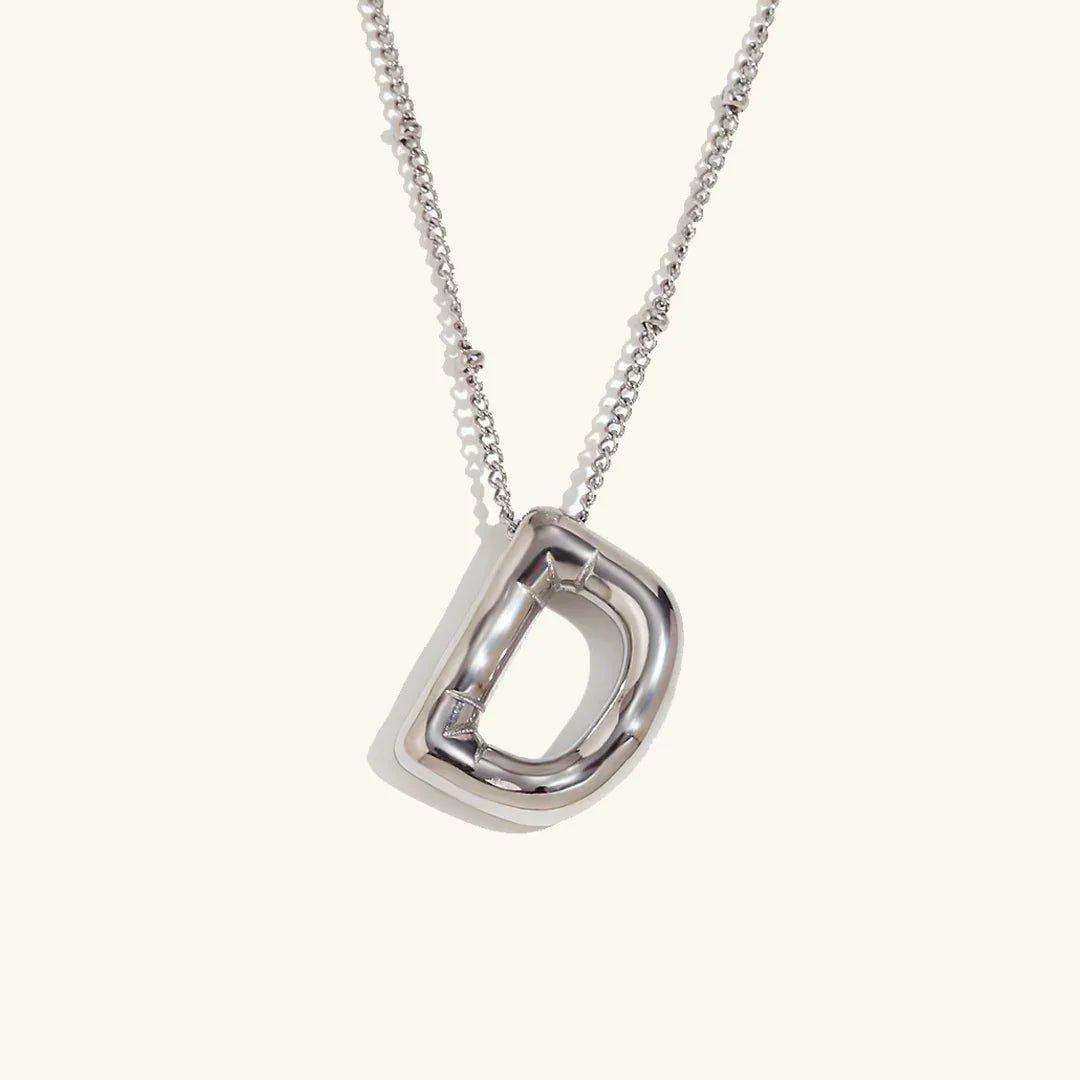 [VA]Balloon Gold Initial Necklace