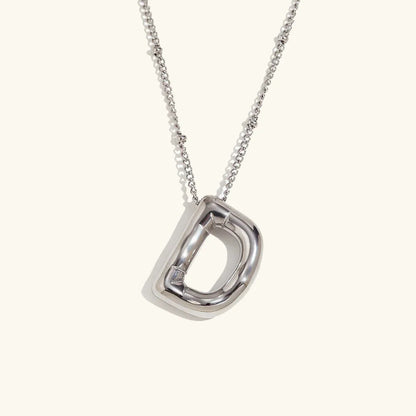 [VA]Balloon Gold Initial Necklace