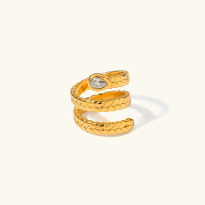 [VA]Davina Gold Serpent Ring