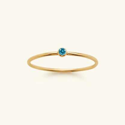 [VA]Amelia Birthstone Stacker Ring