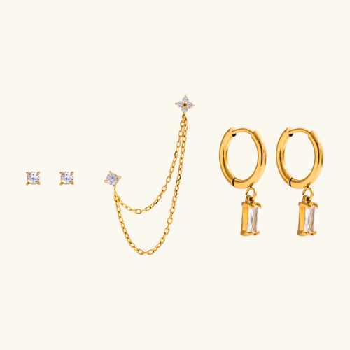 [VA]Dina Essential Diamond Earrings Bundle