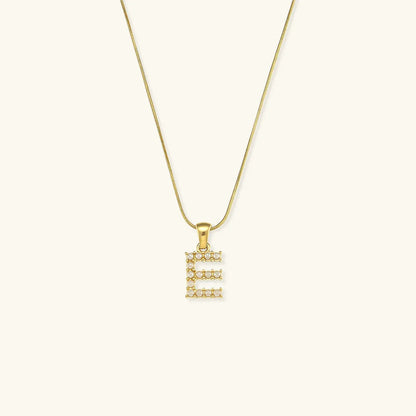 [VA]Augustine Initial Letter Pearl Necklace