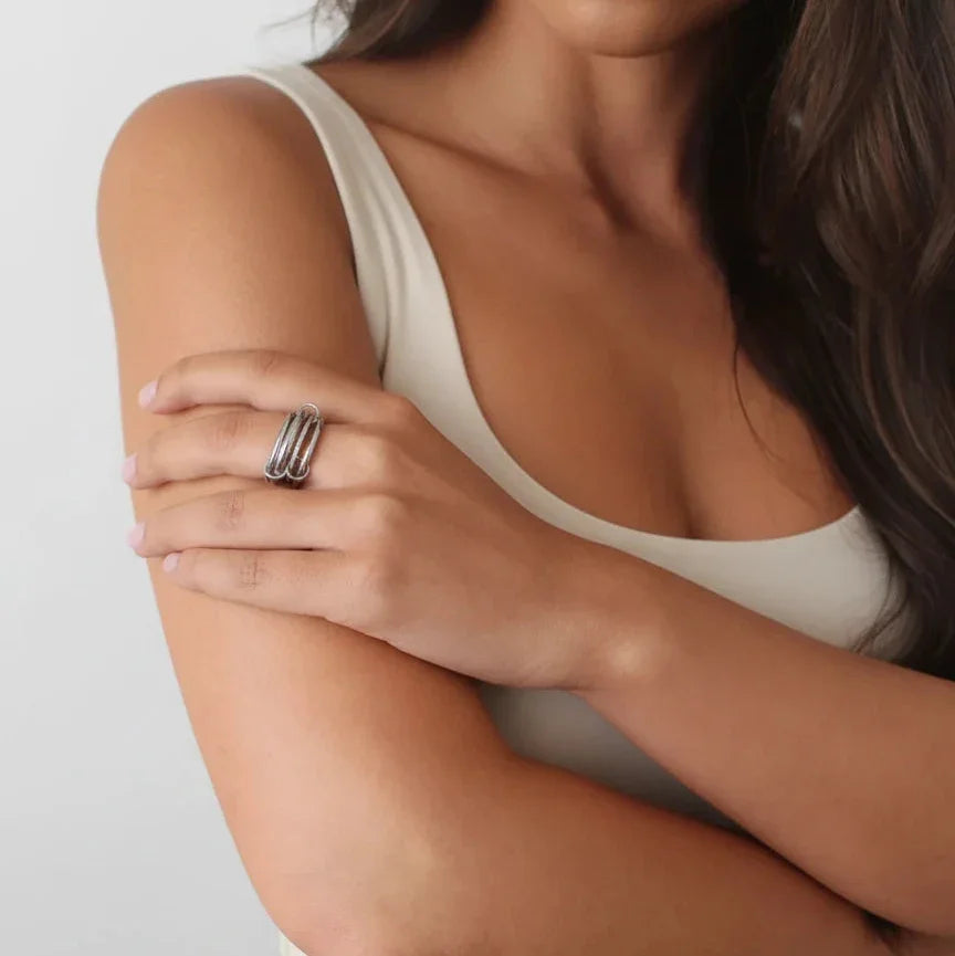 [VA]Emmanuelle Diamond Ring Stack