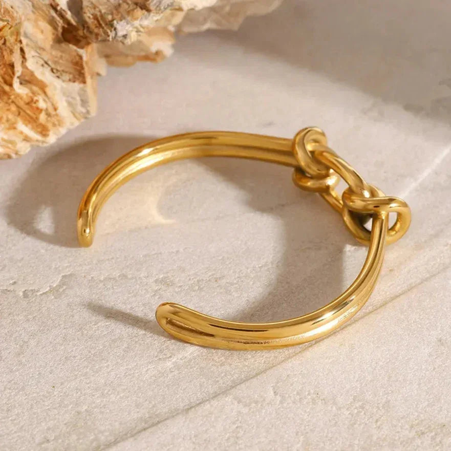 [VA]Luce Gold Knot Bangle