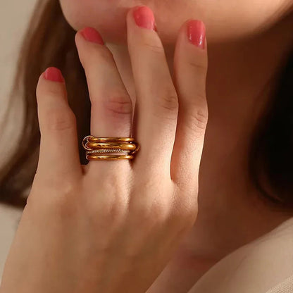 [VA]Christabel Diamond Ring Stack