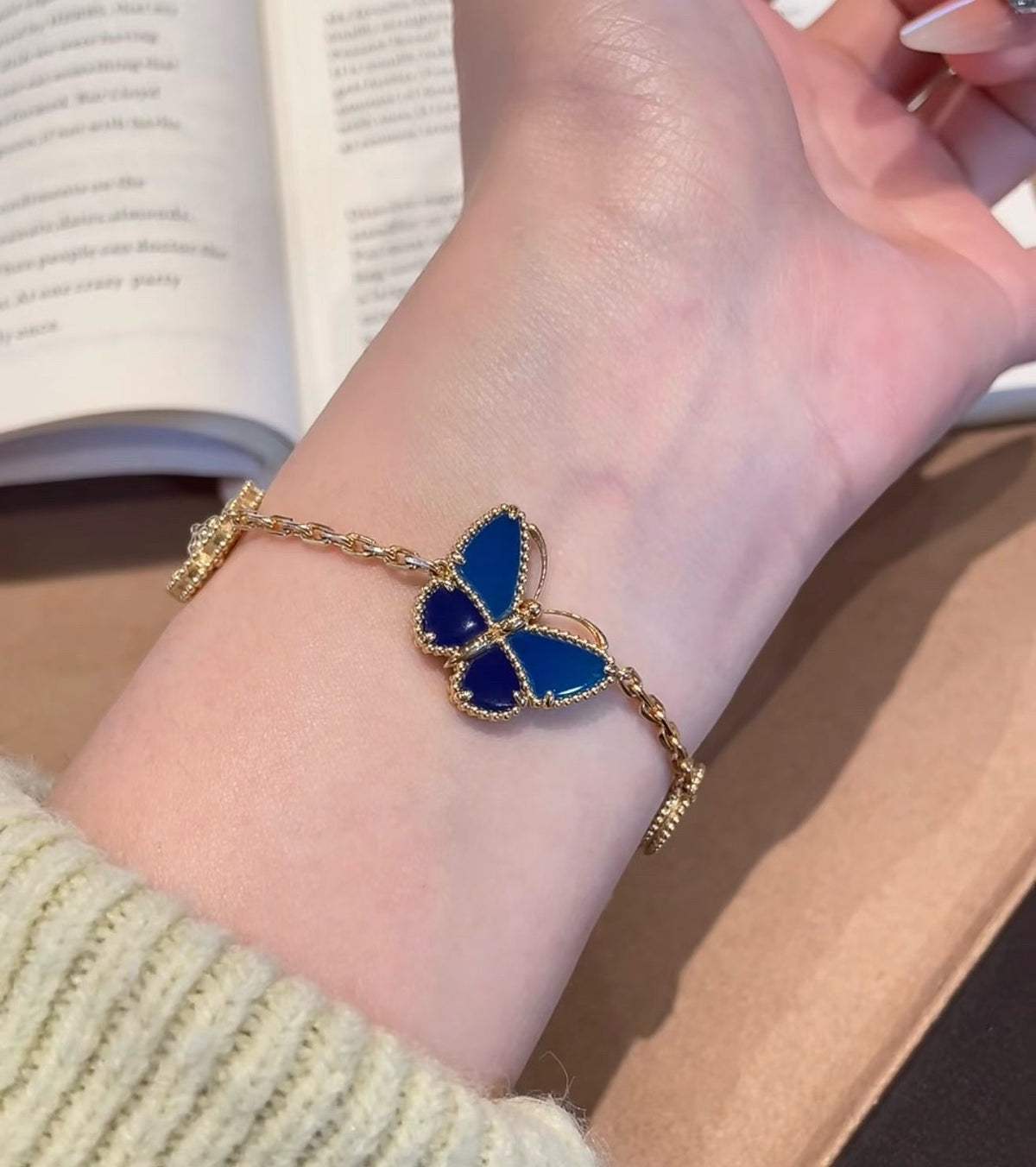 [VA]LUCKY SPRING BUTTERFLY 5 MOTIF BRACELET