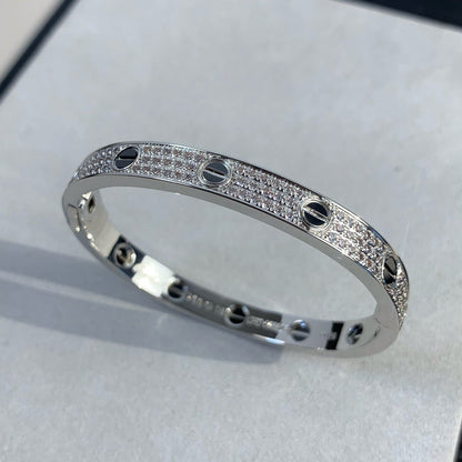 [VA]LOVE BRACELET 6.1MM DIAMOND-PAVED CERAMIC