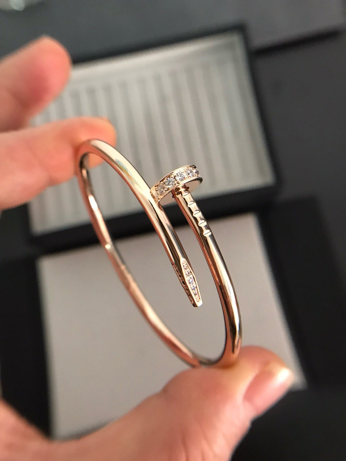 [VA]JUSTE UN CLOU ARMBAND 3,5 MM MIT DIAMANTEN
