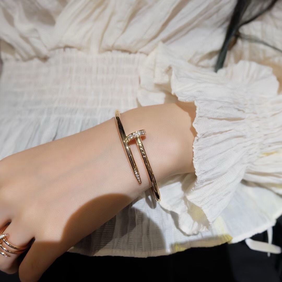[VA]JUSTE UN CLOU ARMBAND 3,5 MM MIT DIAMANTEN