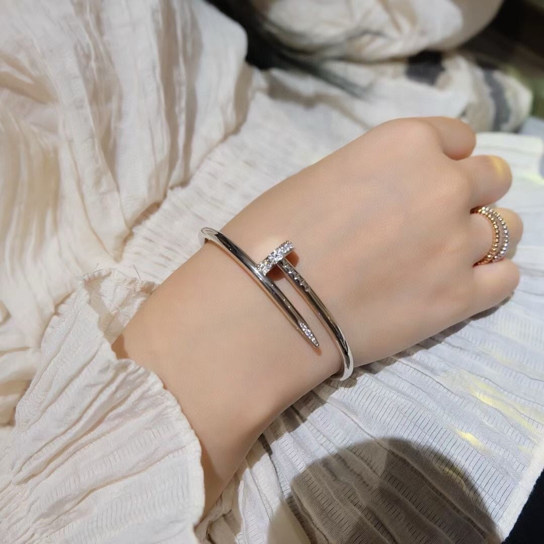 [VA]JUSTE UN CLOU ARMBAND 3,5 MM MIT DIAMANTEN