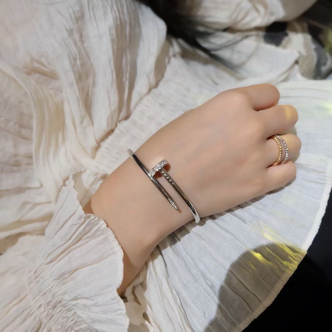 [VA]JUSTE UN CLOU ARMBAND 3,5 MM MIT DIAMANTEN