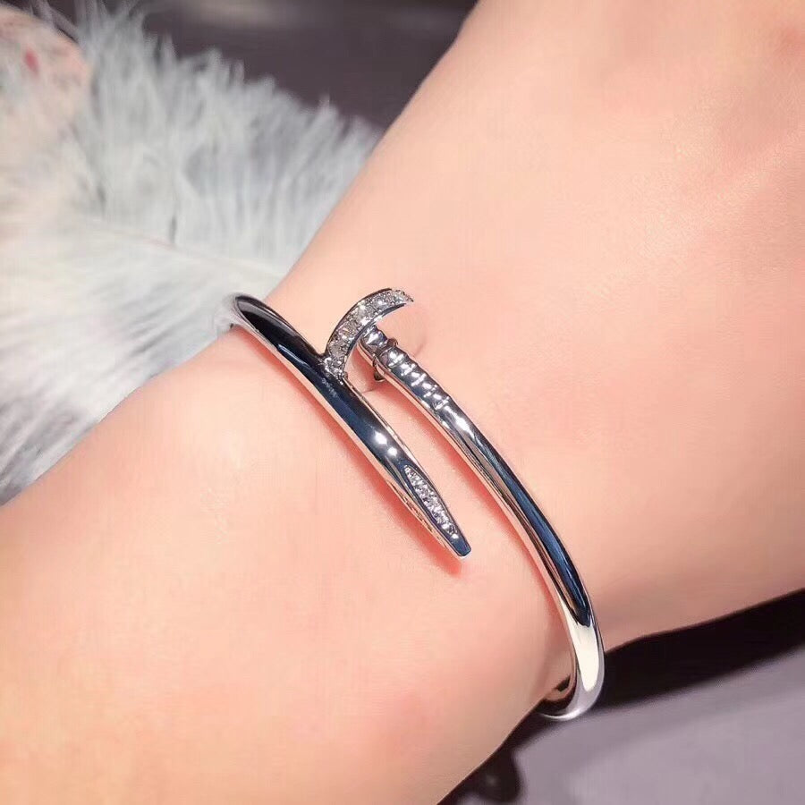 [VA]JUSTE UN CLOU ARMBAND 3,5 MM MIT DIAMANTEN