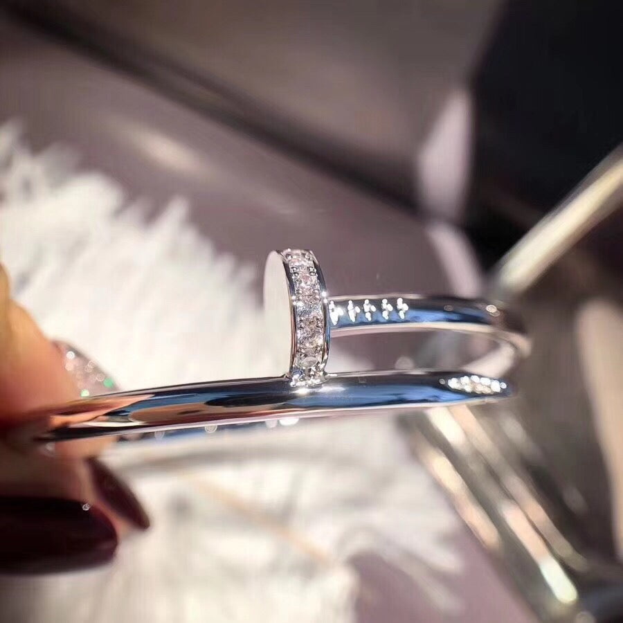 [VA]JUSTE UN CLOU ARMBAND 3,5 MM MIT DIAMANTEN