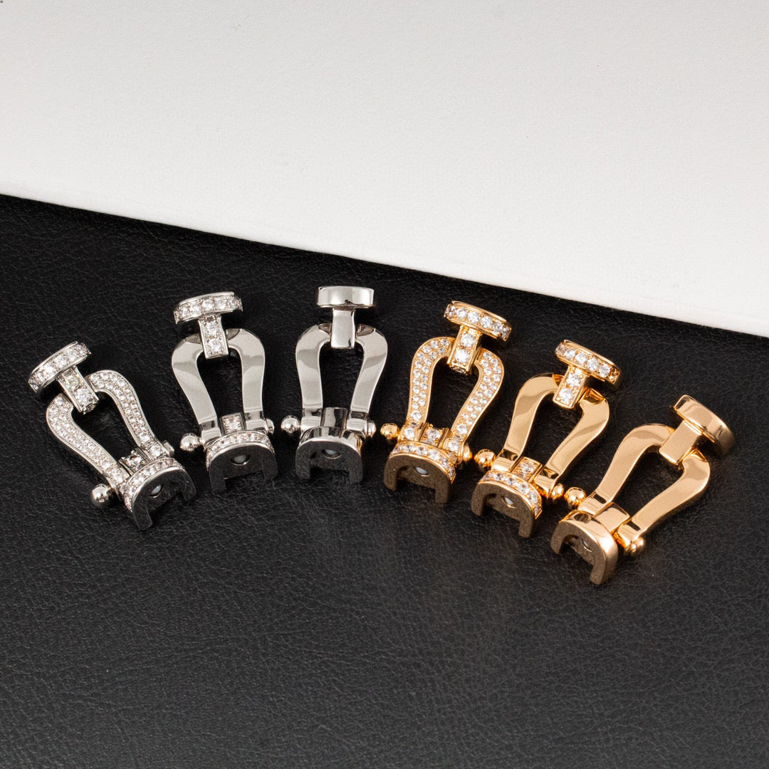 [VA]FORCE LARGE HORSESHOE NO DIAMOND BRACELET SILVER