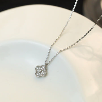 [VA]CLOVER MINI 9,5 MM ANHÄNGER DIAMANT-HALSKETTE
