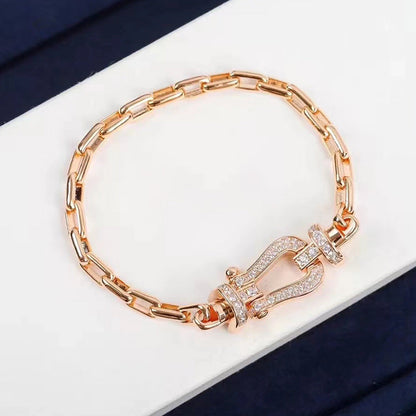 [VA]FORCE LARGE HORSESHOE CLASP  METAL BRACELET