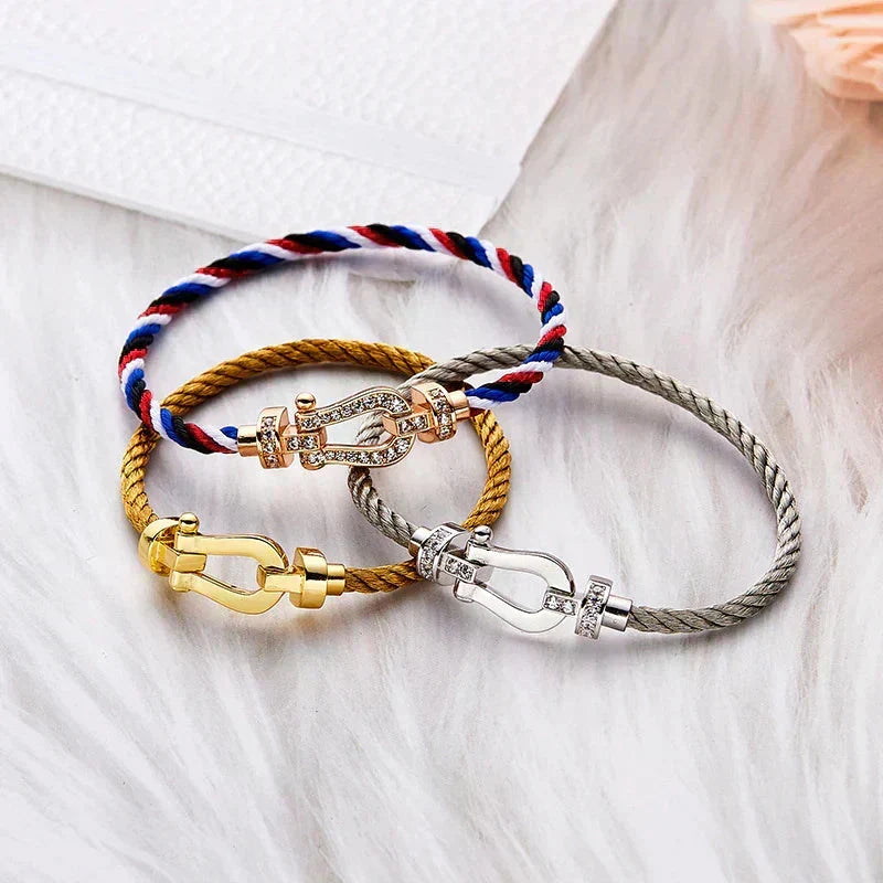 [VA]FORCE GROSSES HUFEISEN ARMBAND OHNE DIAMANT GOLD