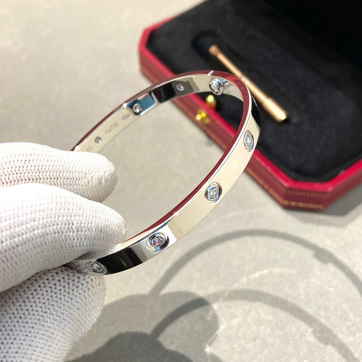 [VA]LOVE ARMBAND 6,1MM 10 DIAMANTEN