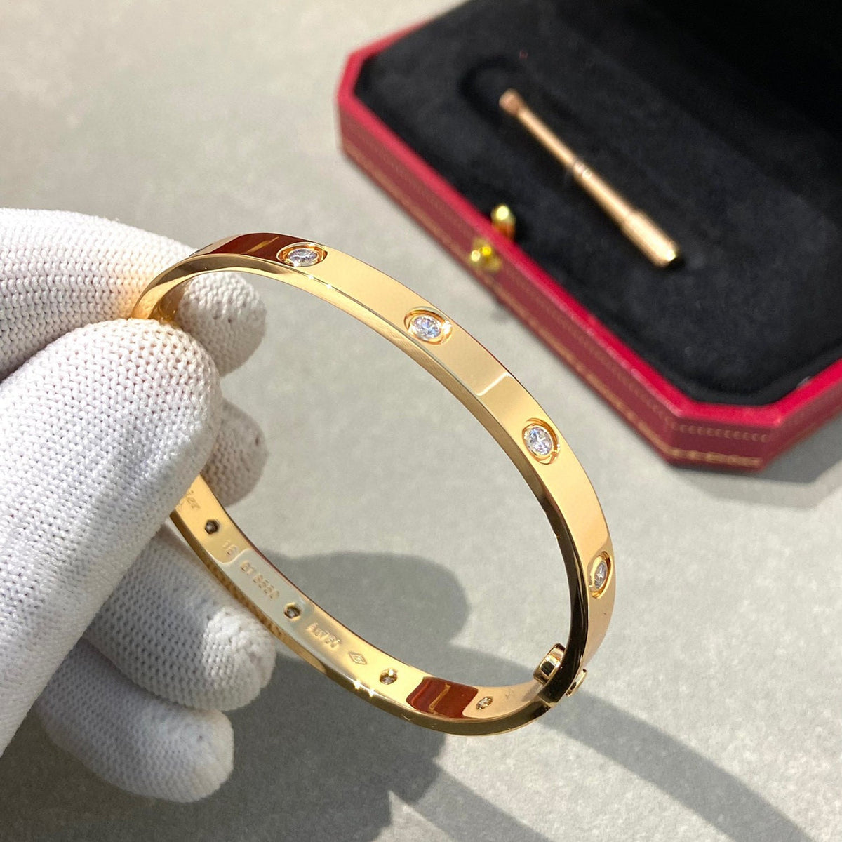 [VA]LOVE BRACELET 6.1MM 10 DIAMONDS