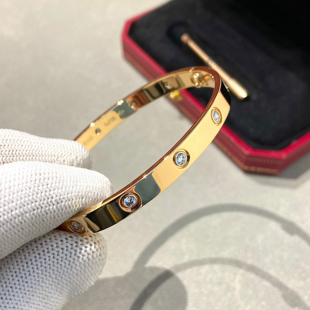 [VA]LOVE ARMBAND 6,1MM 10 DIAMANTEN