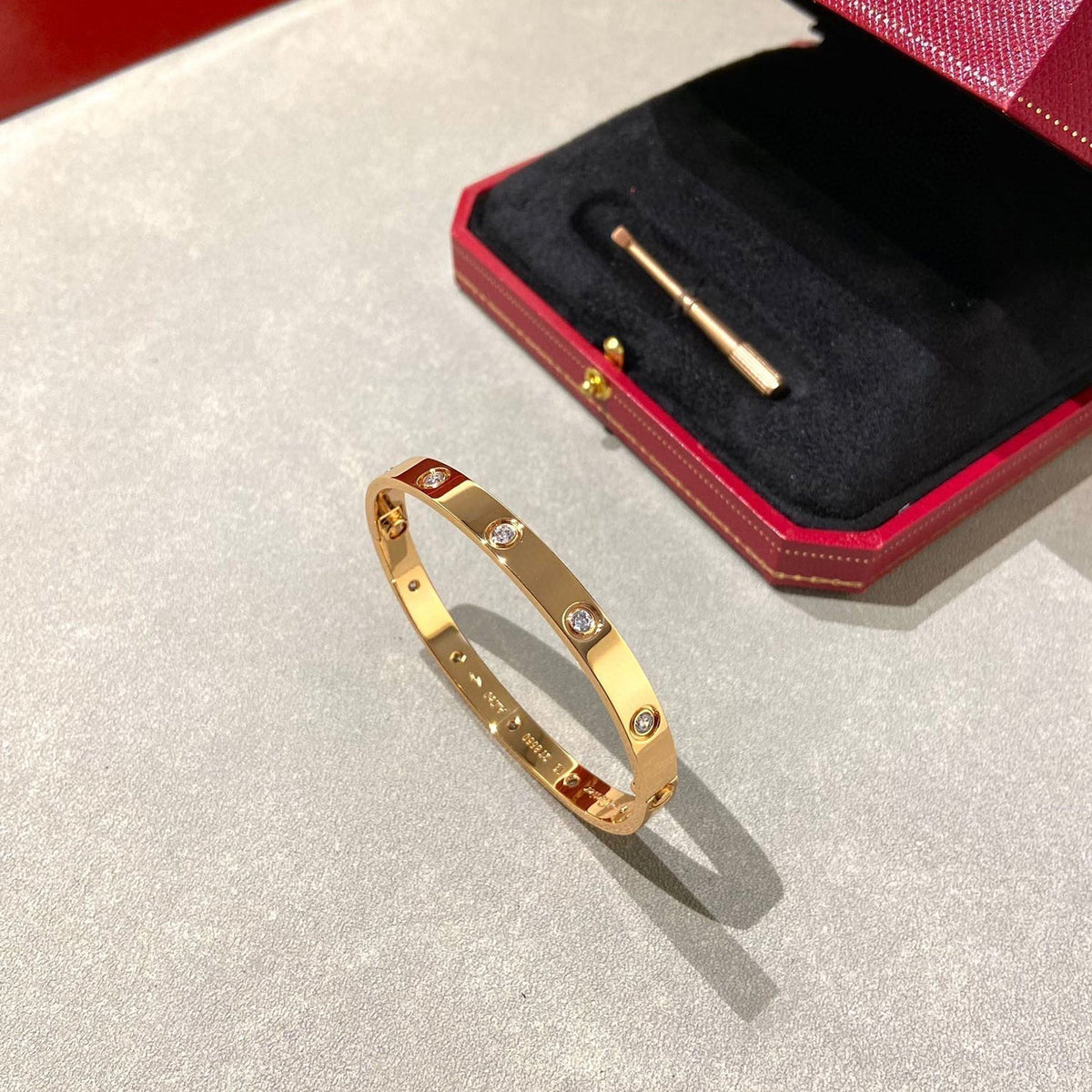 [VA]LOVE ARMBAND 6,1MM 10 DIAMANTEN