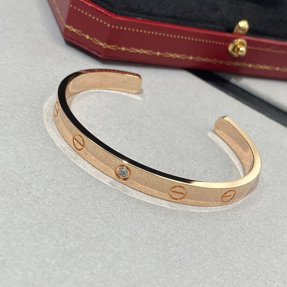 [VA]LOVE ARMBAND 6,1 MM 1 DIAMANT OFFENER REIF