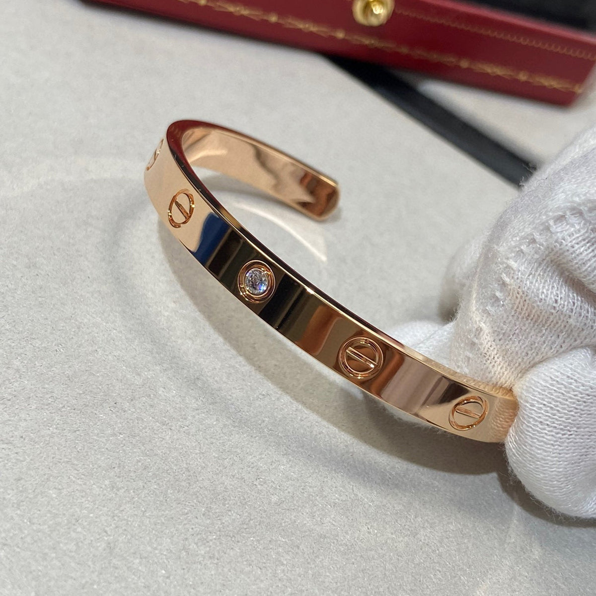 [VA]LOVE ARMBAND 6,1 MM 1 DIAMANT OFFENER REIF