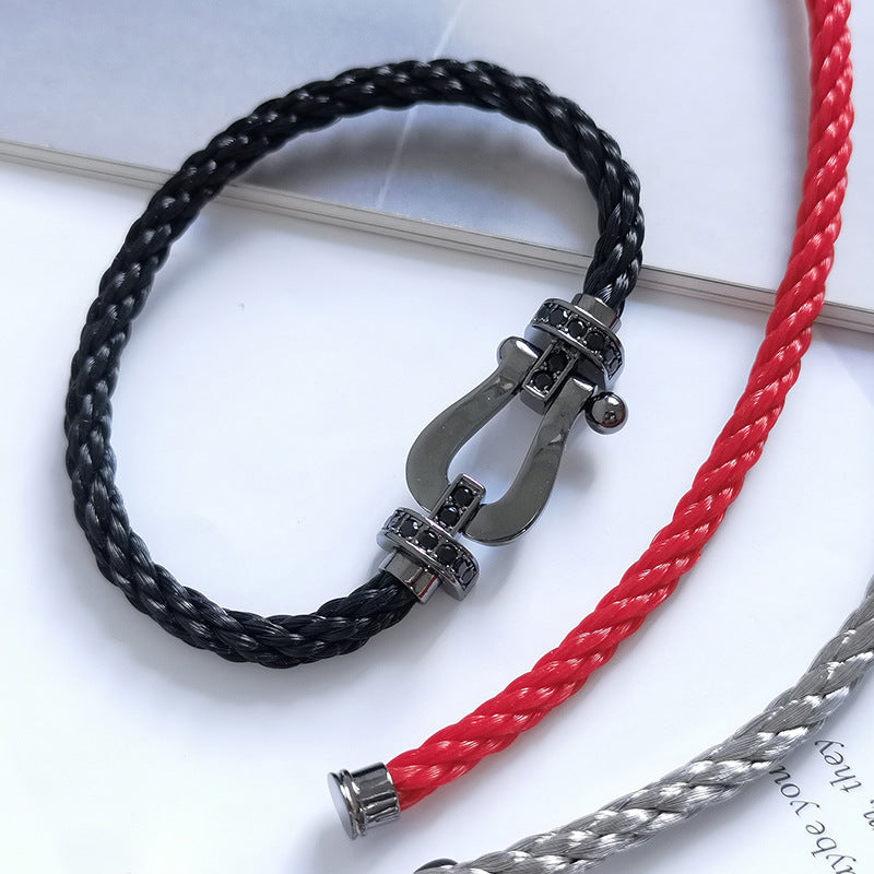 [VA]FORCE GROSSE SERIE HUFEISEN SCHWARZ SAMURAI ARMBAND