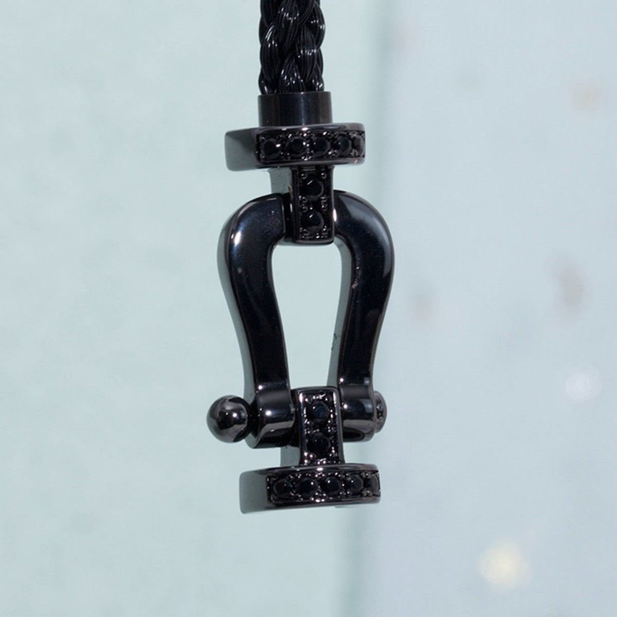 [VA]FORCE LARGE SERIES HORSESHOE BLACK SAMURAI BRACELET