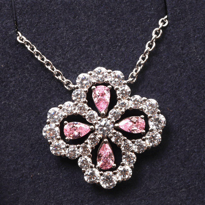 [VA]LOOP HALSKETTE VOLLMOTIV DIAMANT 16MM MEHRFARBIG