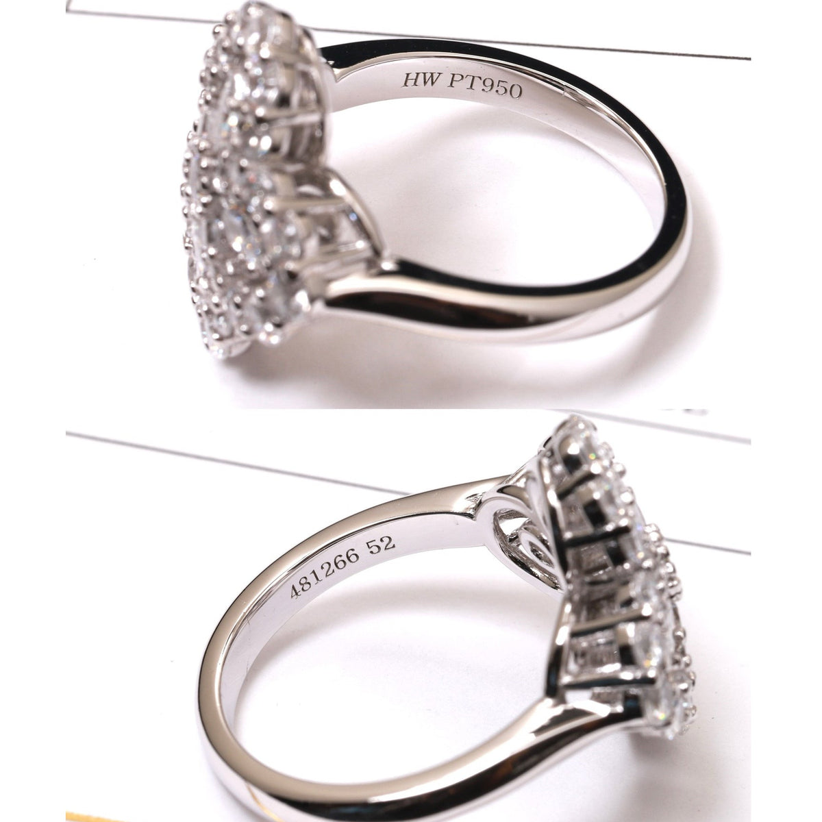 [VA]LOOP RING VOLLMOTIV DIAMANT 16MM SILBER