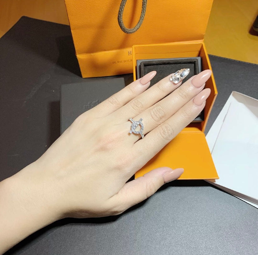 [VA]ECHAPPEE RING SILVER DIAMOND