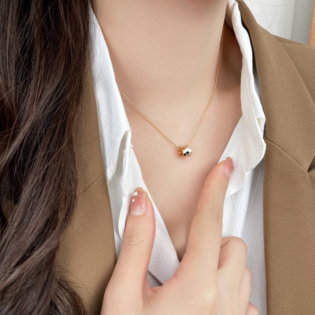 [VA]BEE MINI ANHÄNGER DIAMANT-HALSKETTE