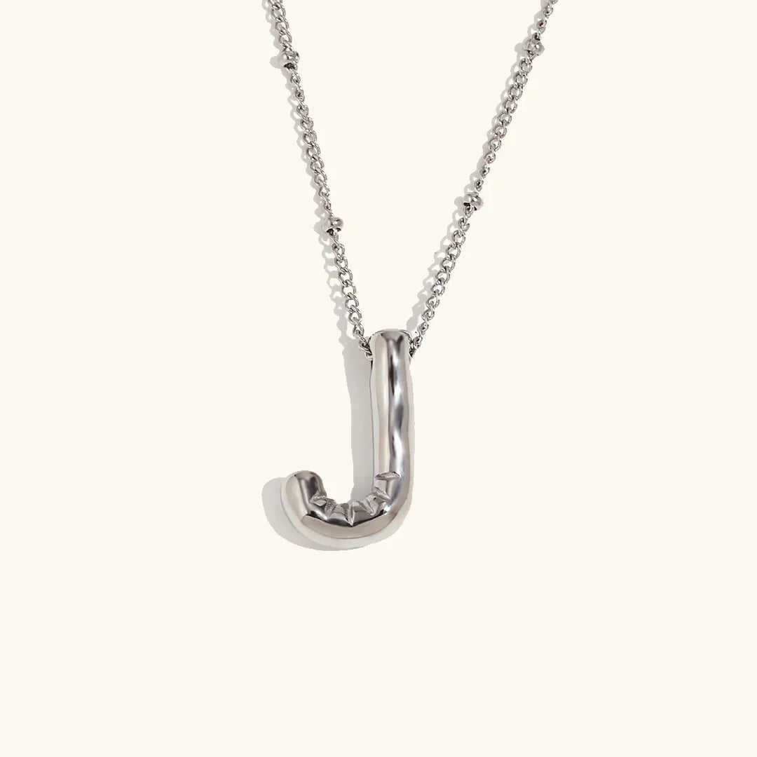 [VA]Balloon Gold Initial Necklace