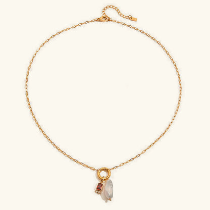 [VA]Caitlin Birthstone Pearl Necklace