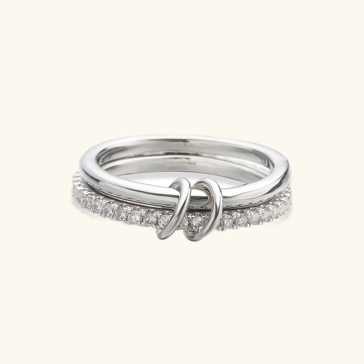 [VA]Adela Stacked Diamond Ring