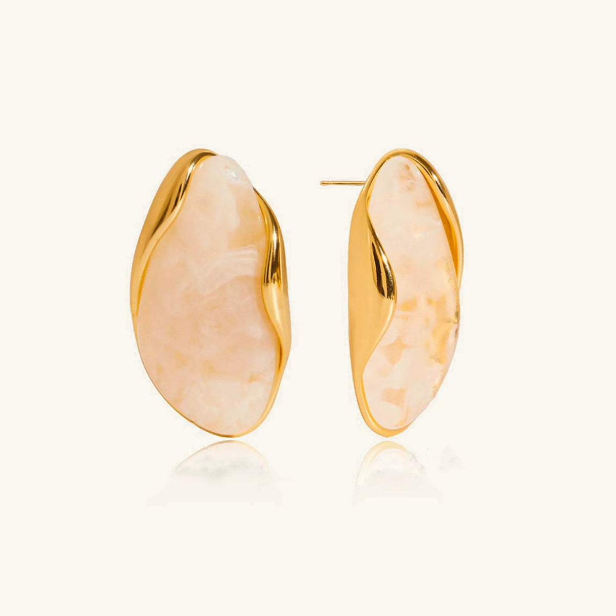 [VA]Amelise Polished Gemstone Earrings