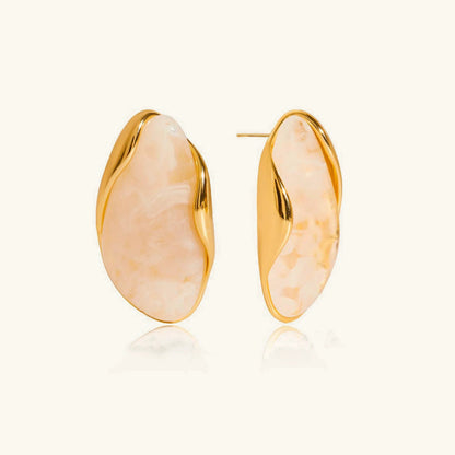 [VA]Amelise Polished Gemstone Earrings
