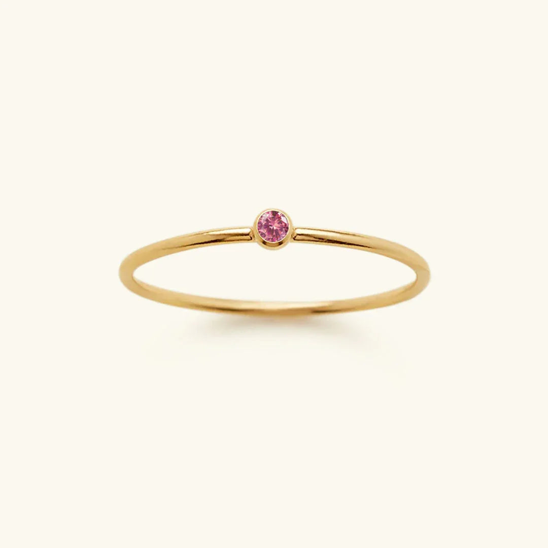 [VA]Amelia Birthstone Stacker Ring