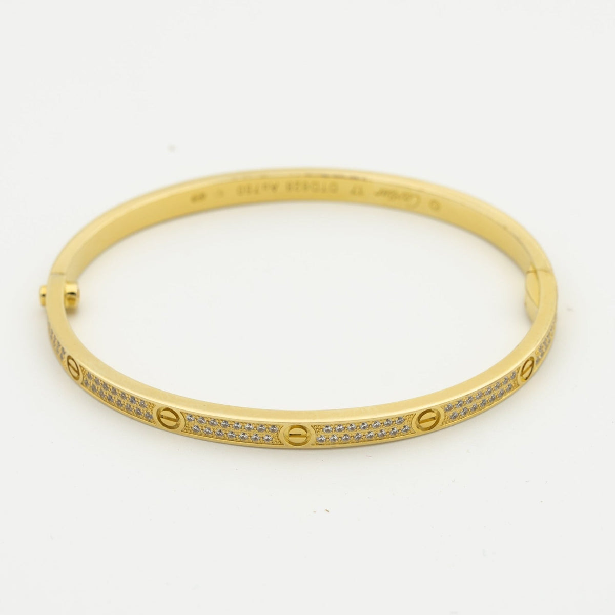 [VA]LOVE BRACELET 3.65MM DIAMOND-PAVED