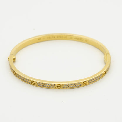 [VA]LOVE BRACELET 3.65MM DIAMOND-PAVED