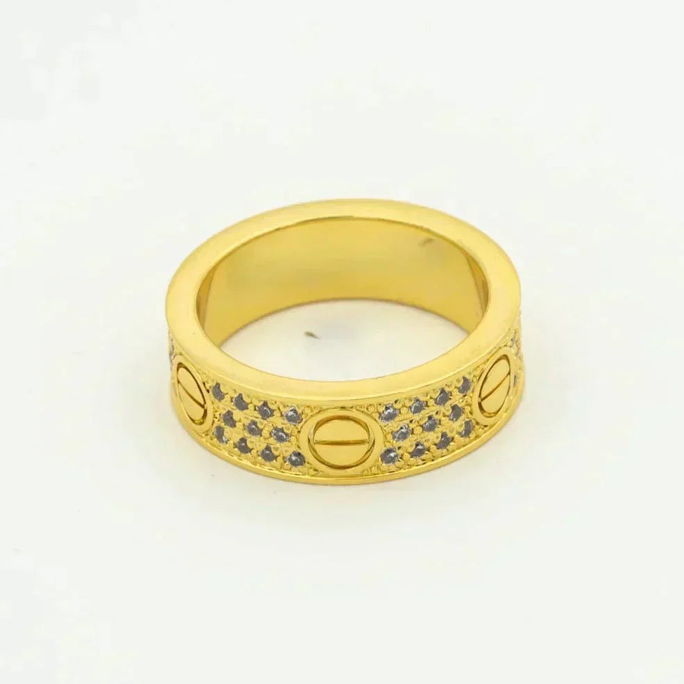[VA]LOVE RING 5.5MM DIAMONDS PAVED