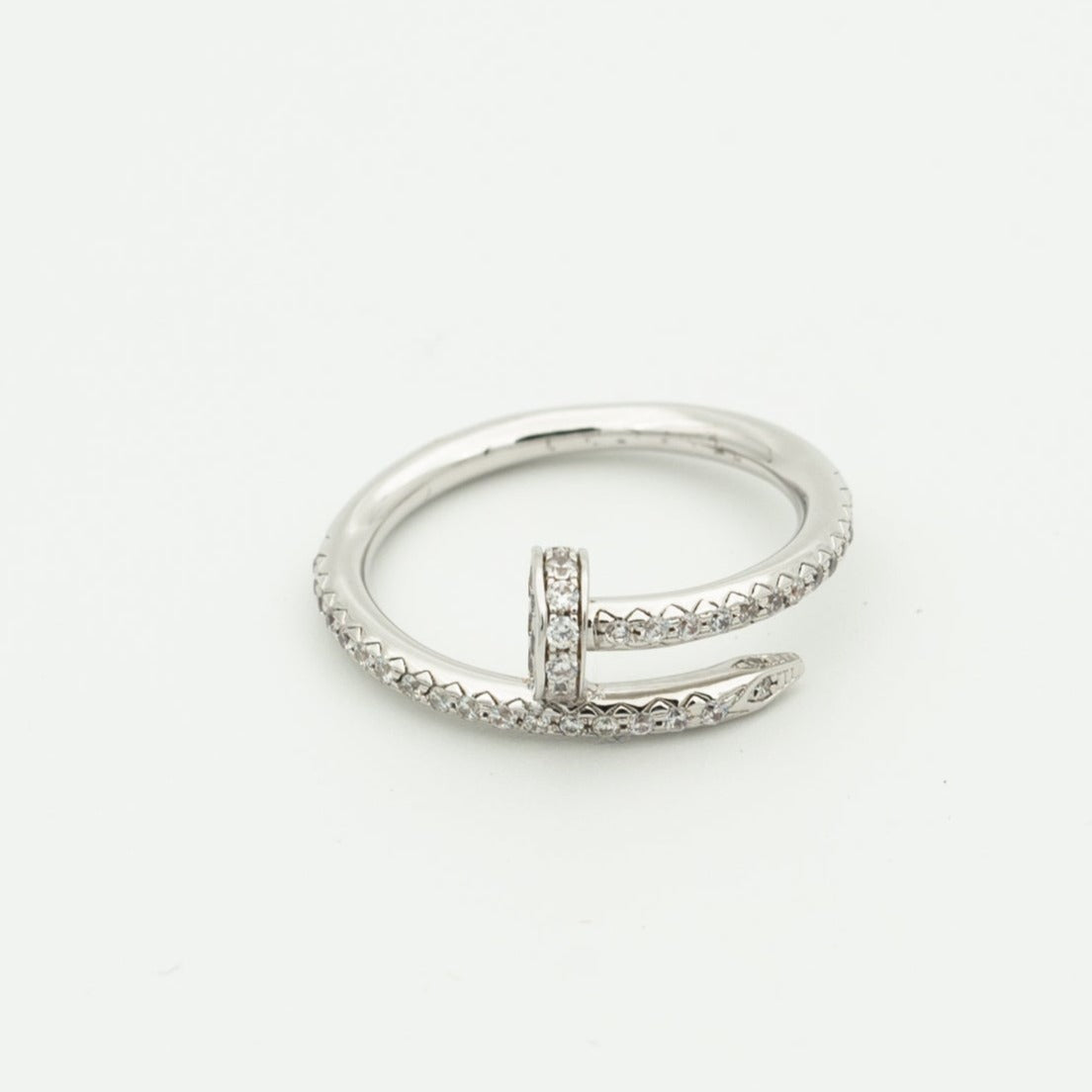 [VA]JUSTE RING 1.8MM SILVER DIAMONDS